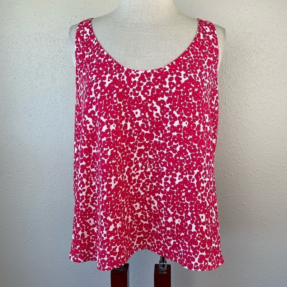 LOFT Blouse Tank Top Size Petite Large EUC